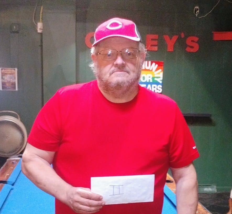 Ricky came in 2nd on Sundays Pool Tournament