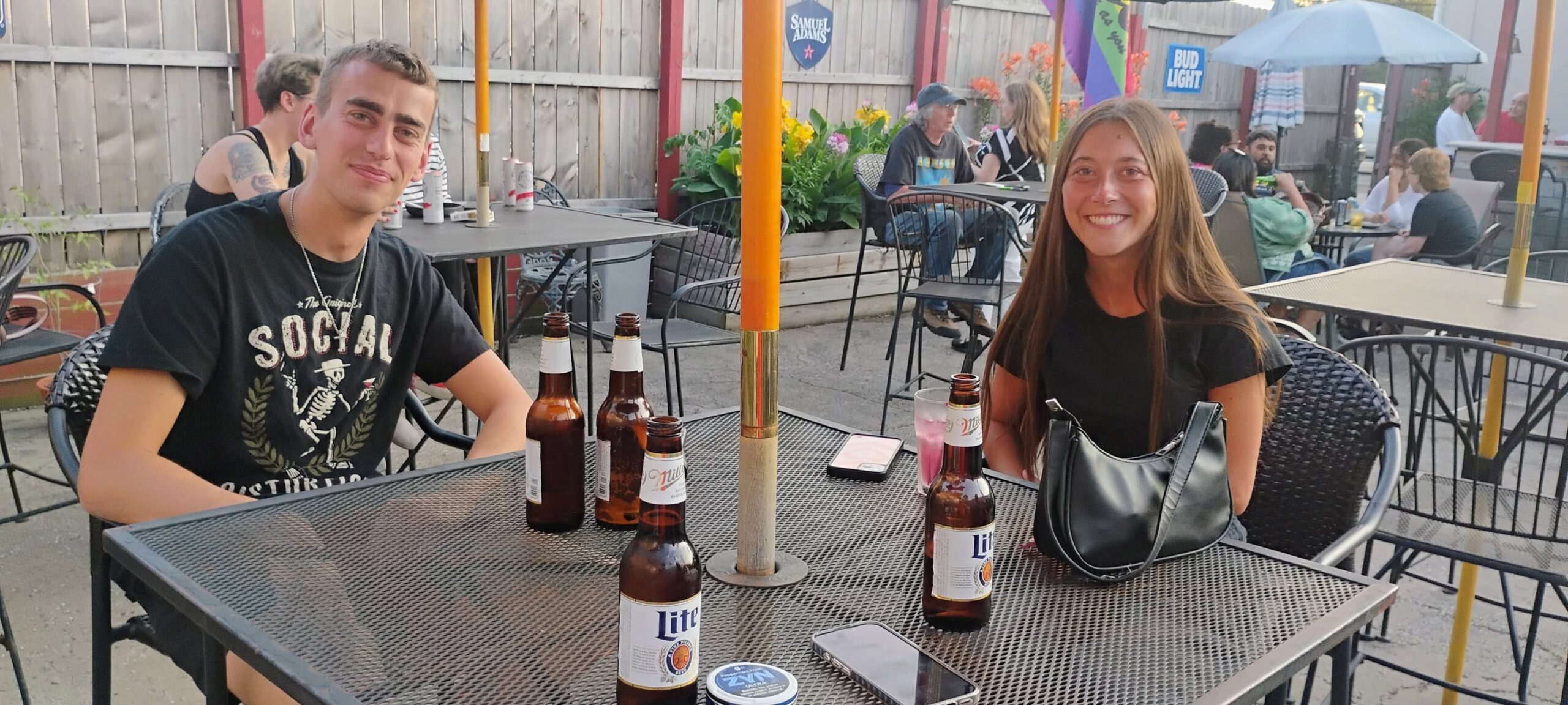 Casey's patio with Name That Tune