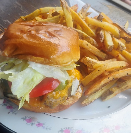 House-made food and drinks on the Casey’s patio