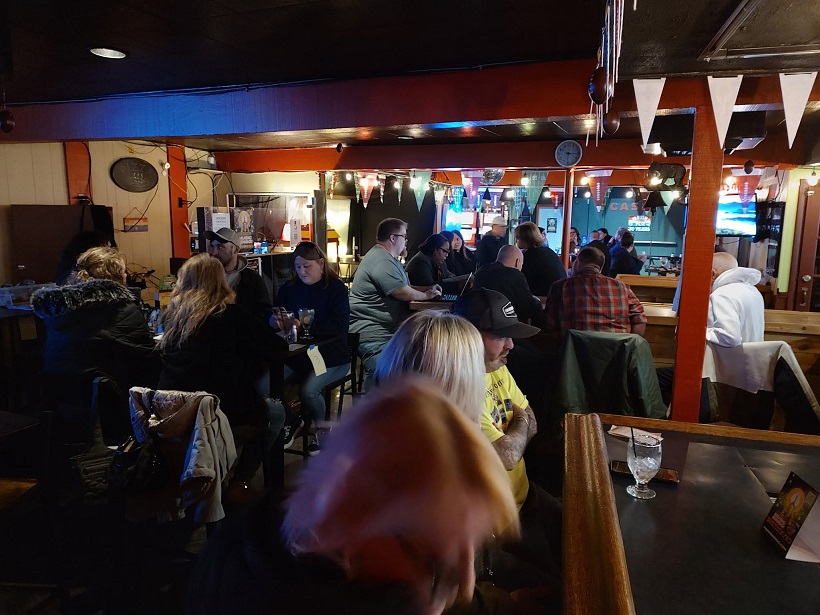 Guests enjoying affordable Toledo nightlife at Casey’s Toledo