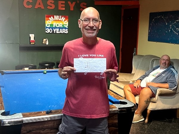 Sunday pool tournament first place winner